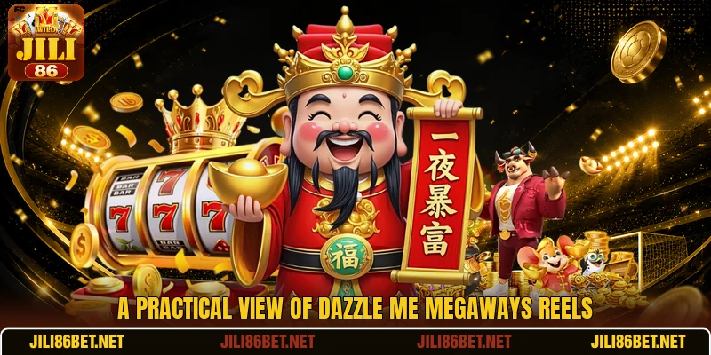 A practical view of Dazzle Me Megaways reels A practical view of Dazzle Me Megaways reels