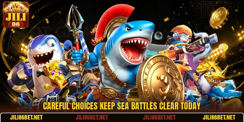 Careful choices keep sea battles clear today Careful choices keep sea battles clear today