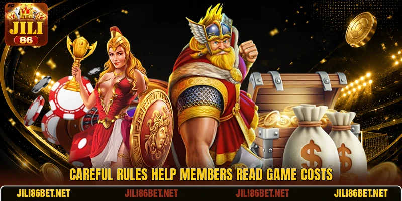 Careful rules help members read game costs
