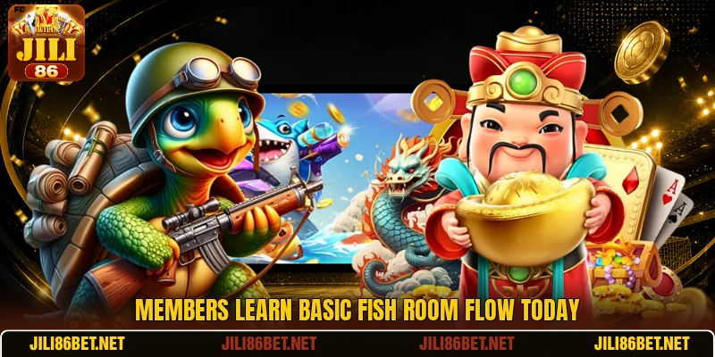 Members learn basic Fish room flow today