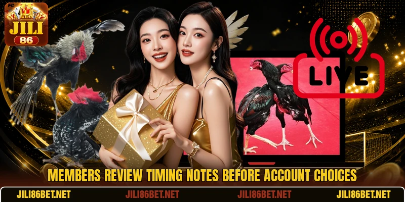 Members review timing notes before account choices Members review timing notes before account choices