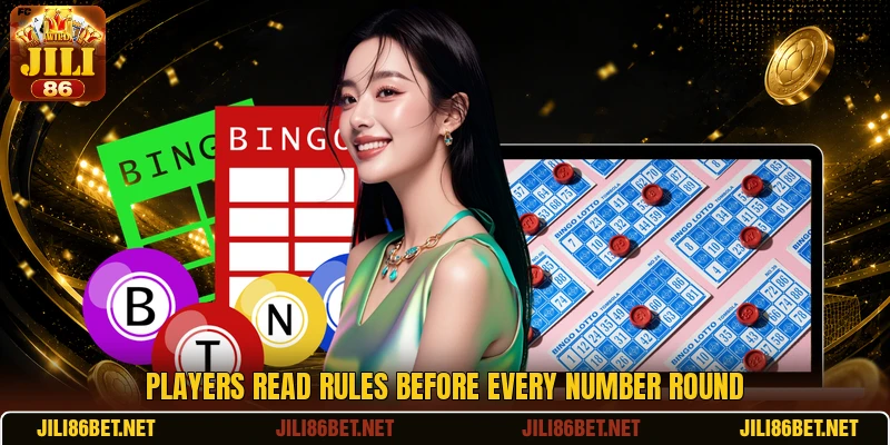 Players read rules before every number round Players read rules before every number round
