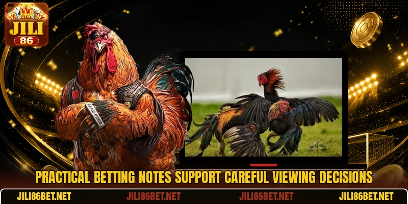 Practical betting notes support careful viewing decisions