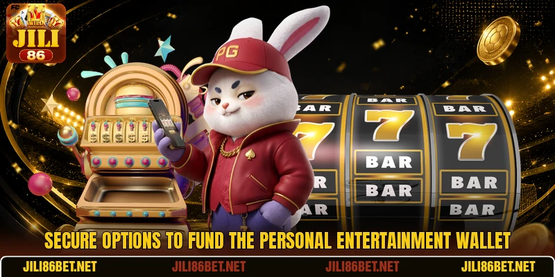 Secure options to fund the personal entertainment wallet Secure options to fund the personal entertainment wallet