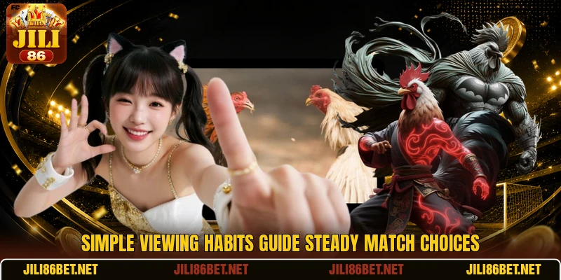 Simple viewing habits guide steady match choices